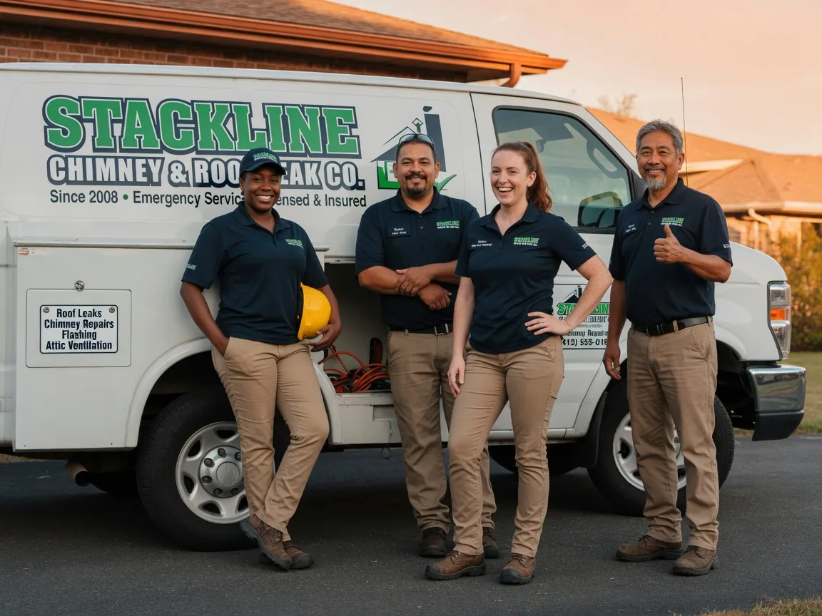 Chimney flashing repair company in Selfridge, ND